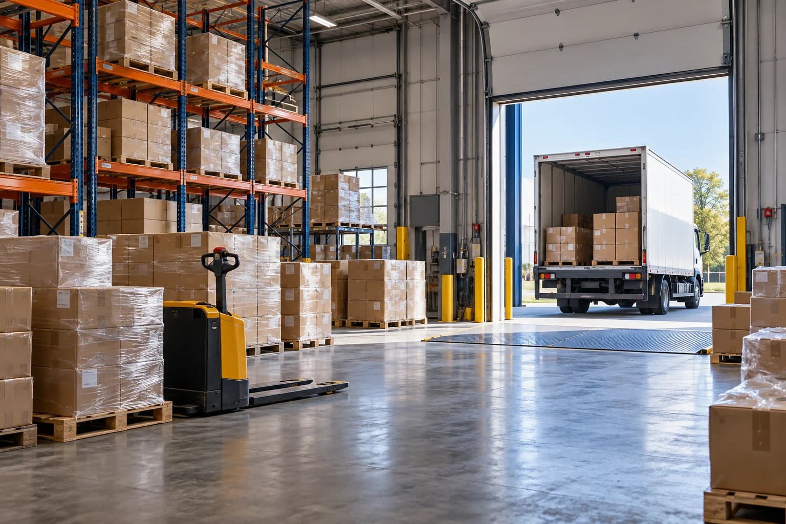 People-free transportation logistics environment