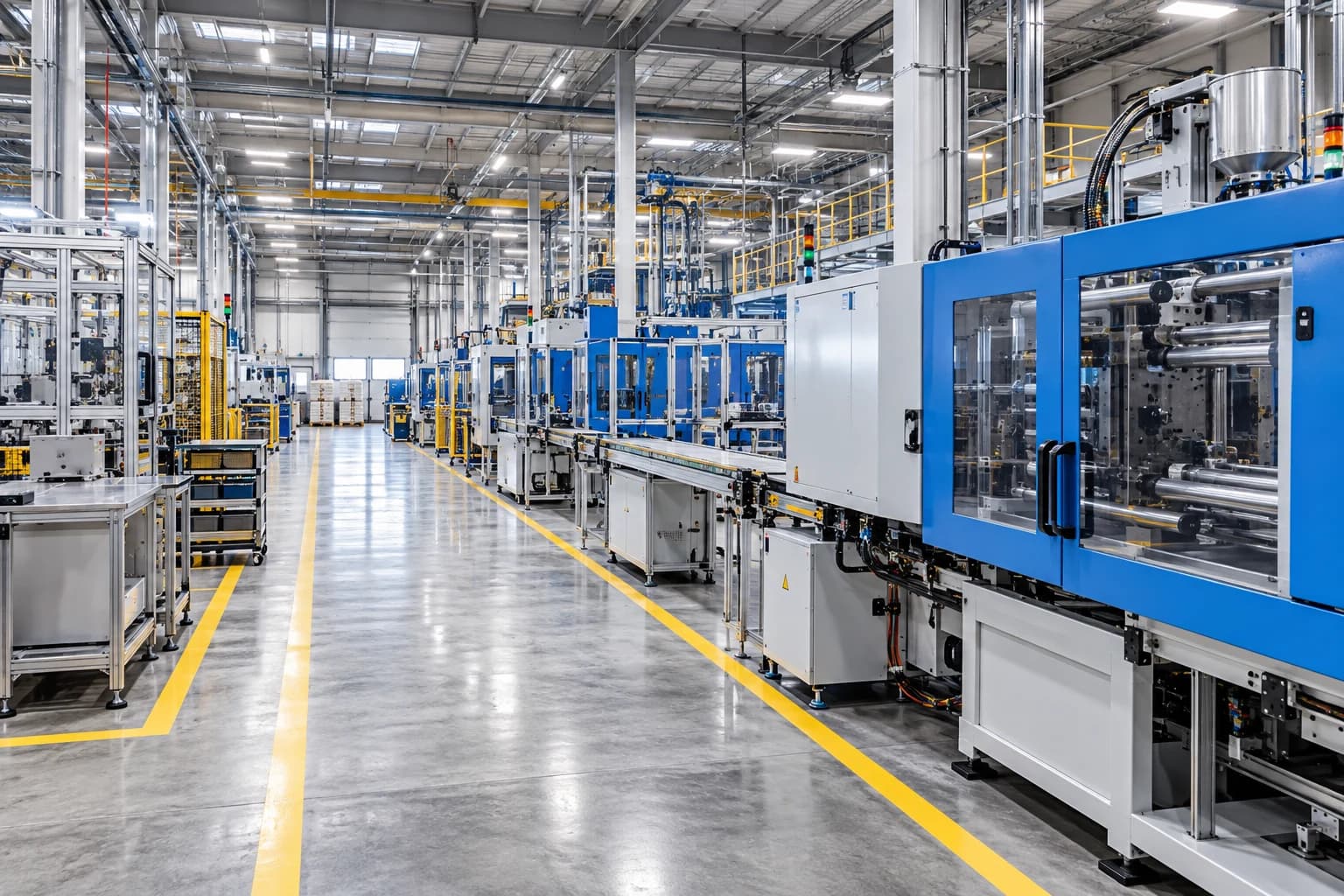 People-free manufacturing environment